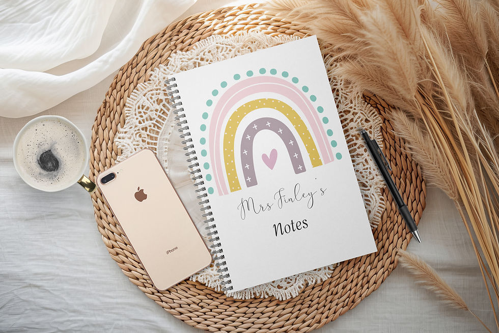 Personalised Teacher Notebook Teacher Gifts