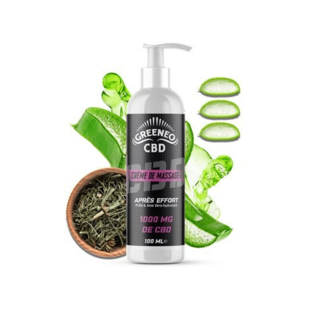 creme de massage au cbd sportifs