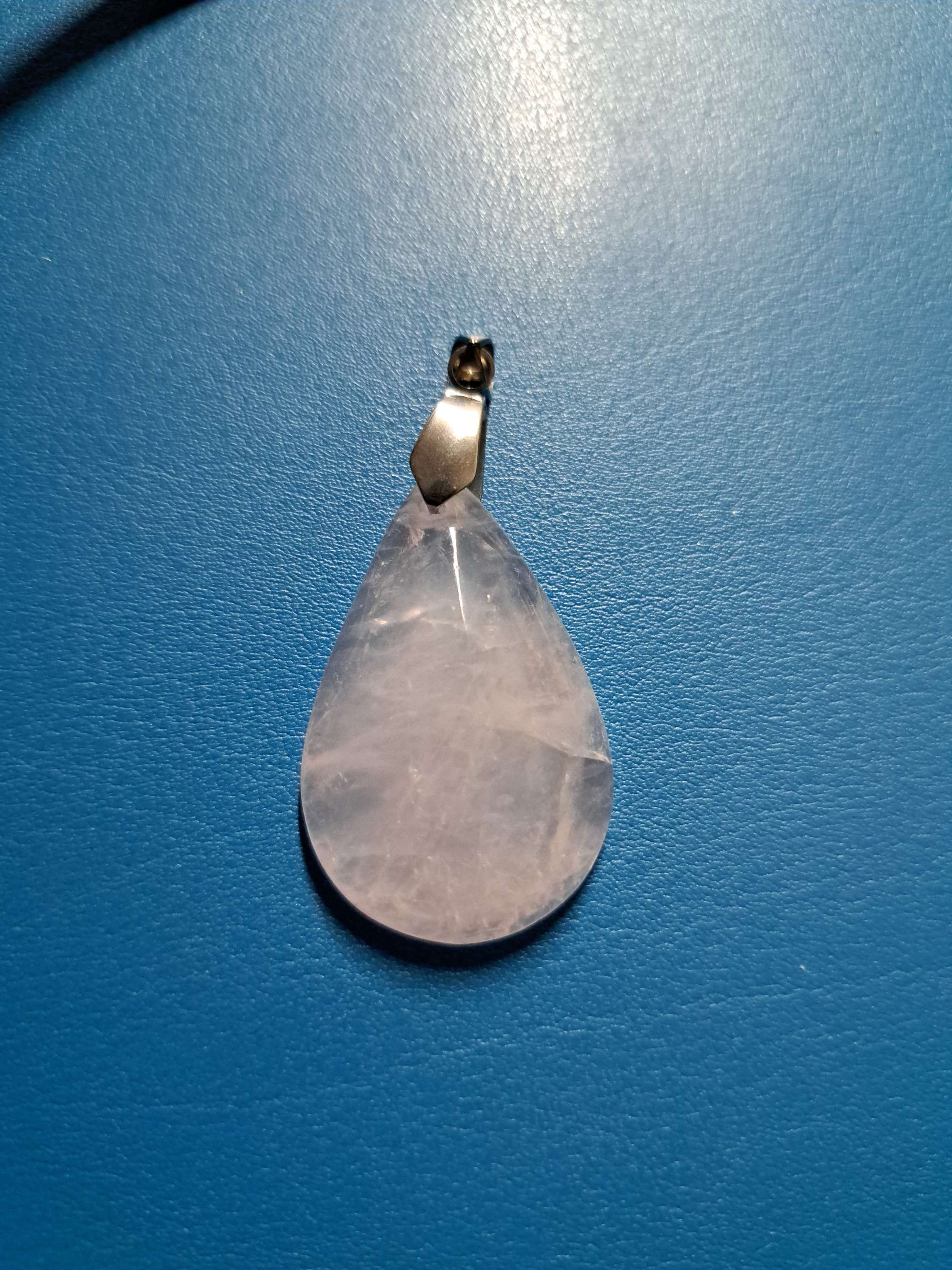 Pendentif quartz rose 6