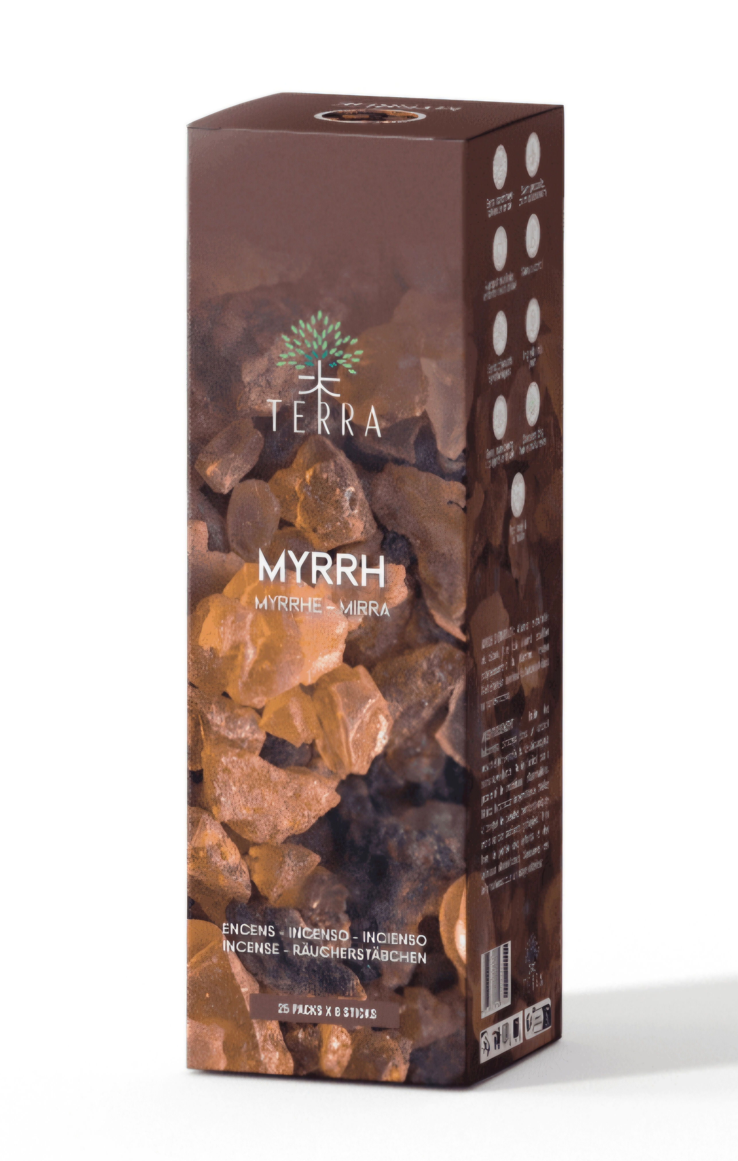 ✨ Encens TERRA – Myrrhe Sacrée (Sans Charbon) ✨