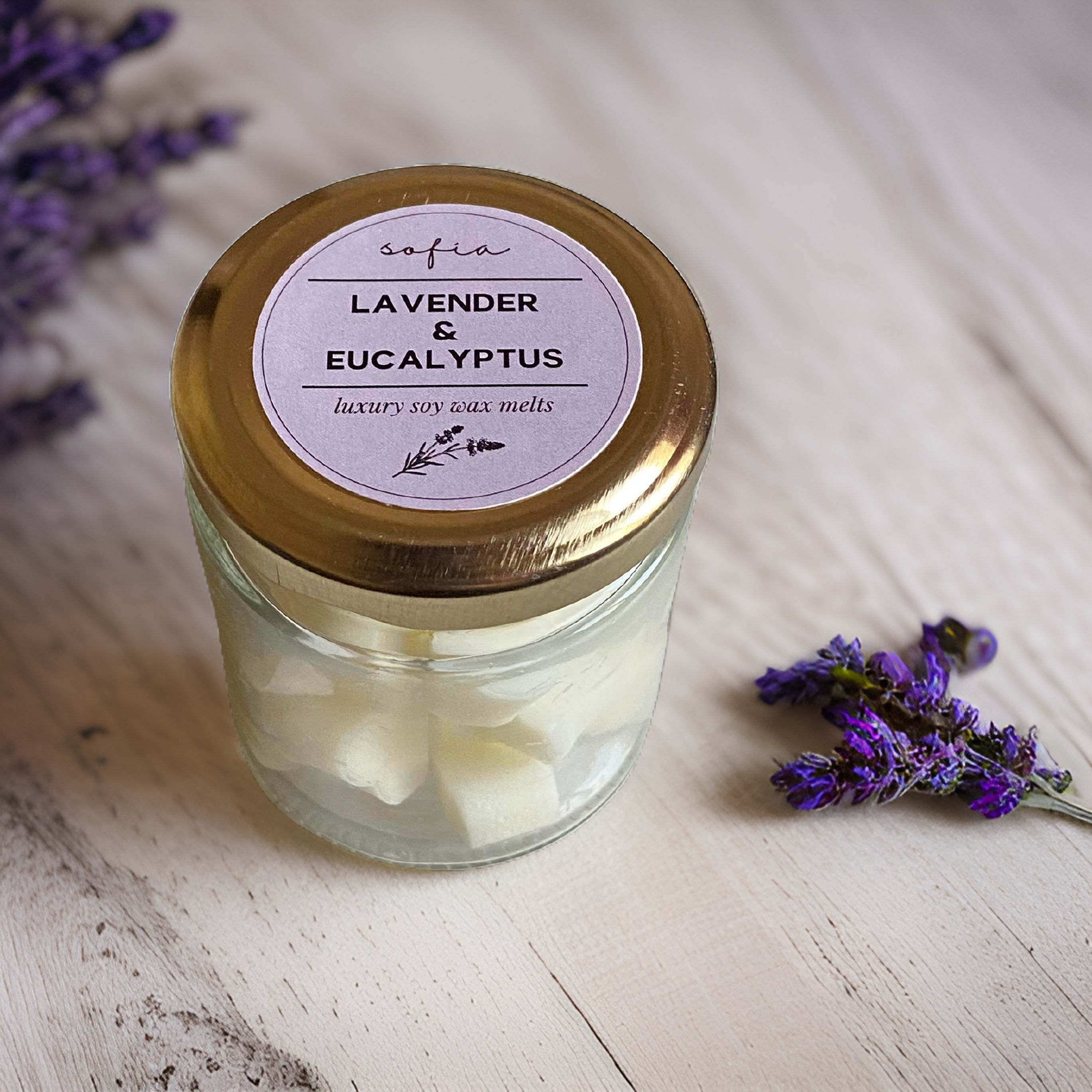 Lavender & Eucalyptus - Wax Melts Hearts