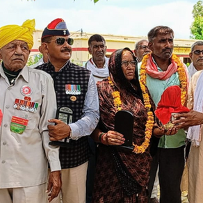 अखिल भारतवर्षीय यादव महासभा के!..जिलाध्यक्ष सुजीत यादव ने रेजांगला पराक्रम यात्रा का किया भव्य स्वागत