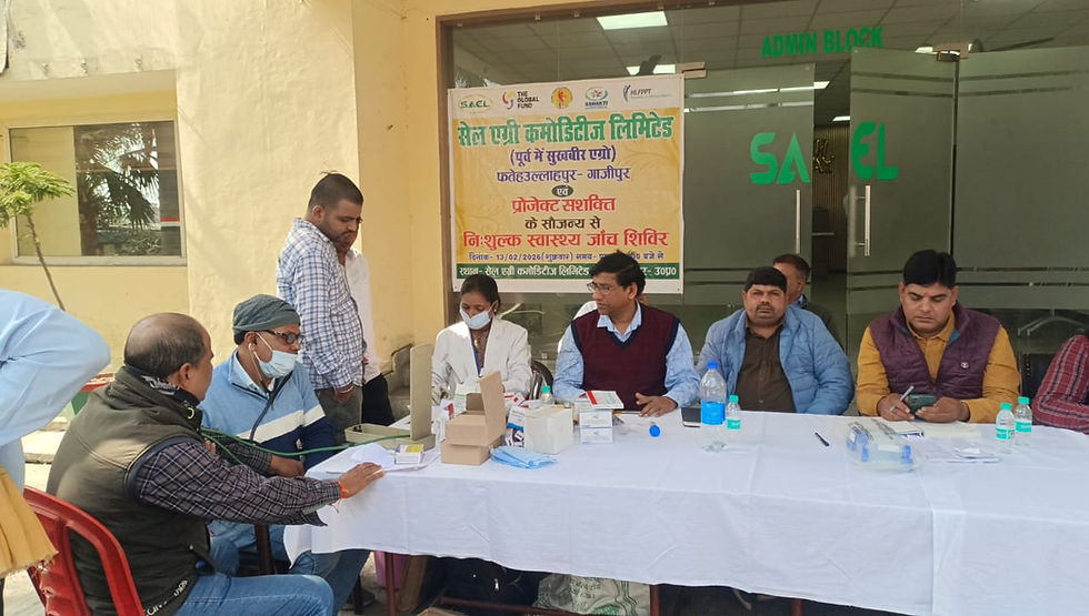 सुखबीर एग्रो एनर्जी लिमिटेड में विशाल मेडिकल कैंप!..कर्मचारियों व ग्रामीणों को मिली नि:शुल्क जांच व इलाज की सुविधा