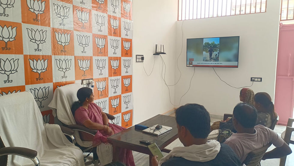⭕खेल,संस्कृति और स्वास्थ्य पर बोले पीएम मोदी!..सांसद डॉ. संगीता बलवंत ने कार्यकर्ताओं संग सुना कार्यक्रम