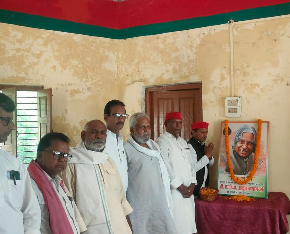 ‼️सपा कार्यालय में मनाई गई डॉ. एपीजे अब्दुल कलाम की जयंती!..वक्ताओं ने देशसेवा और वैज्ञानिक सोच को किया याद‼️