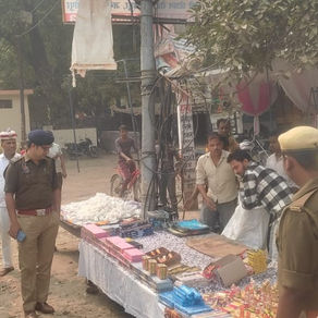 एसडीएम सहित पुलिस उपाधीक्षक शेखर सेंगर,थानाध्यक्ष अशोक मिश्रा ने किया बाजारों का निरीक्षण!...अवैध पट