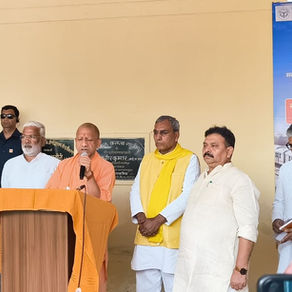 गाजीपुर दौरे पर सीएम योगी ने कहा!...1100 करोड़ की परियोजनाएं पूर्ण हो चुकी,अब माफिया मुक्त बन चुका है गाजीपर