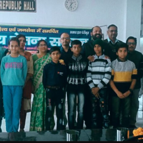 साहित्य चेतना समाज के तत्वाधान में!....न्यू होराइजन एकेडमी तुलसीसागर के सभागार में विचार-अभिव्यक्ति