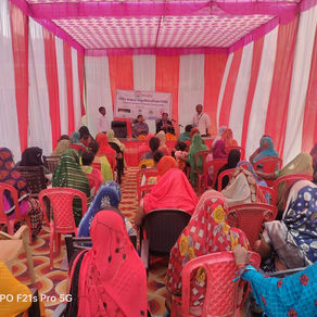 वित्तीय साक्षरता एवम जागरूकता कार्यक्रम में!...महिलाओं को आत्मनिर्भर बनाने का लिया गया संकल्प