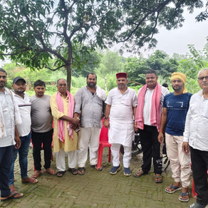 पीडिवीएम जिलाध्यक्ष सुजीत यादव ने किया!..बाढ़ प्रभावित गांवों का दौरा,की बाढ़ पीड़तों से भेंट