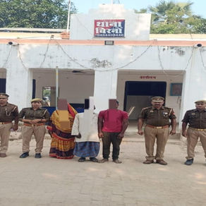 महिला समेत तीन वांछित अभियुक्त को पुलिस ने भेजा जेल