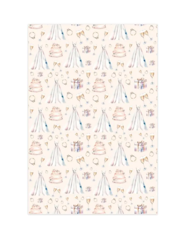 Thumbnail: Wedding Bridal Shower Wrapping Paper