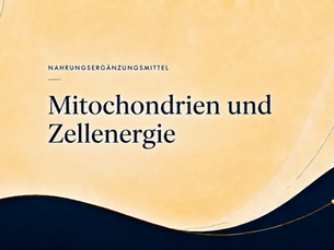 Redaktionelle Darstellung von Mitochondrien und Zellenergie