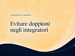Metodo per evitare ingredienti duplicati in una routine di integratori