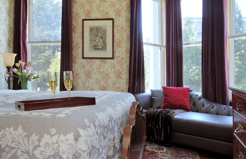 Bay window.