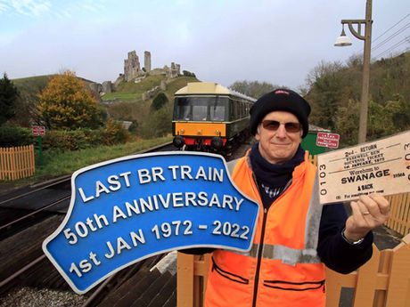 Special heritage diesel service to mark 50th anniversary of last British Rail train to Swanage