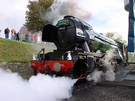 World famous ‘Flying Scotsman’ soon to celebrate Swanage Railway 50th anniversary