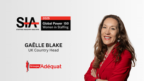 Gaëlle Blake, UK Country Head, parmi les Global Power 150 Women in Staffing 2025