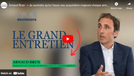 Arnaud Brun: “I hope we make a major acquisition every year.” Arnaud speaks to LYON DECIDEURSTranslated with https://laratranslate.com
