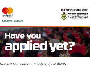 Mastercard Foundation KNUST Scholarship 2025 For African Students (Full Scholarship)
