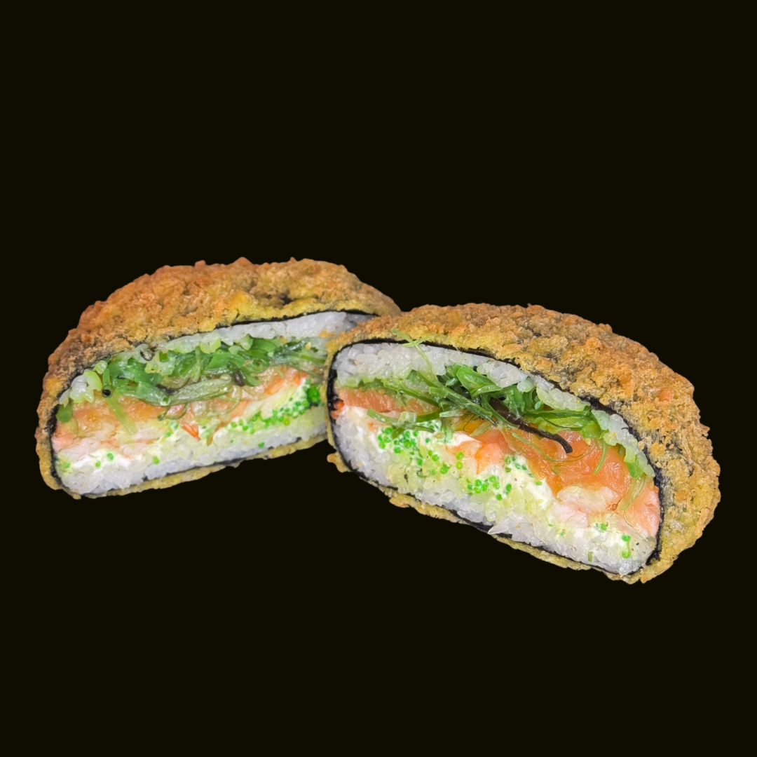 207 Sushi BURGER 🍔 "Łosoś z krewetkami" (400g )