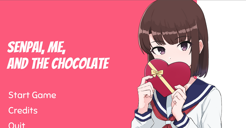 Senpai, Me, and the Chocolate