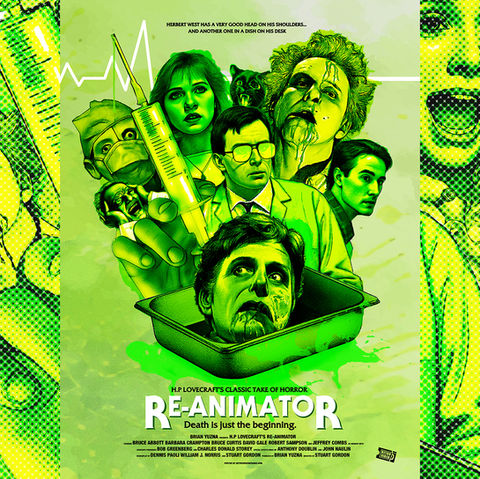 Horror, Zombies, Herbert West, Re-Animator, Life, Death is only the beginning