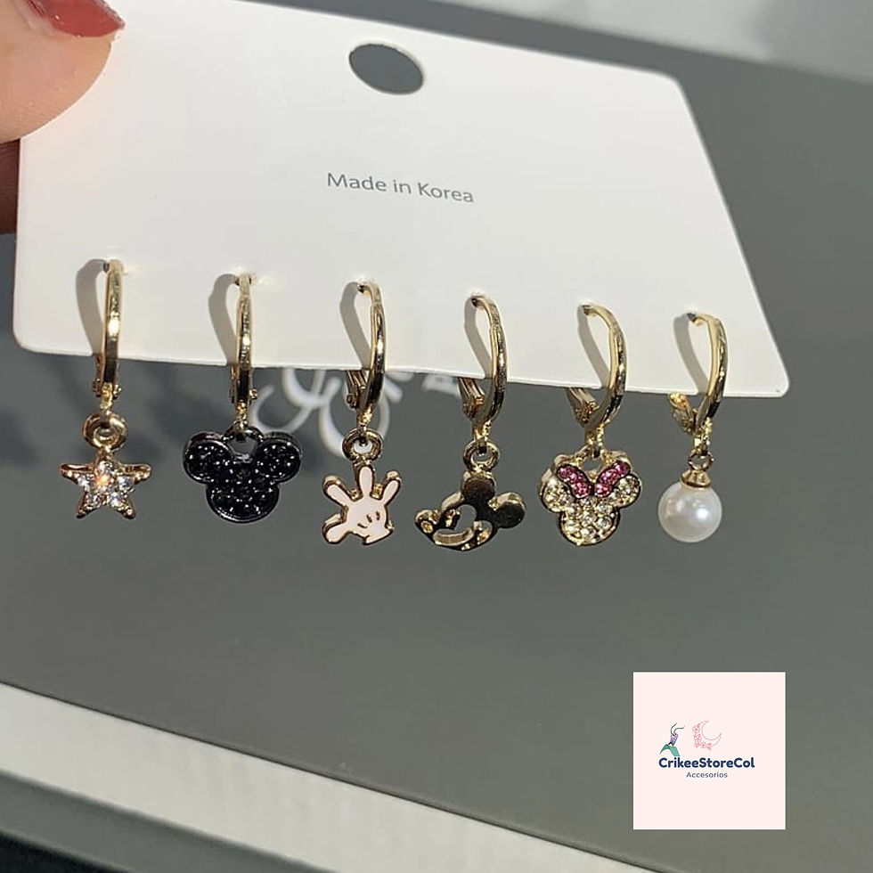 Miniatura: SET DE ARETES MICKEY MOUSE