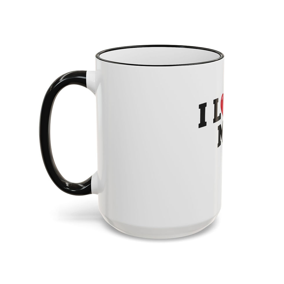 Thumbnail: I Love Me Accent Rim Mug — Self-Love Coffee Cup (11oz/15oz)