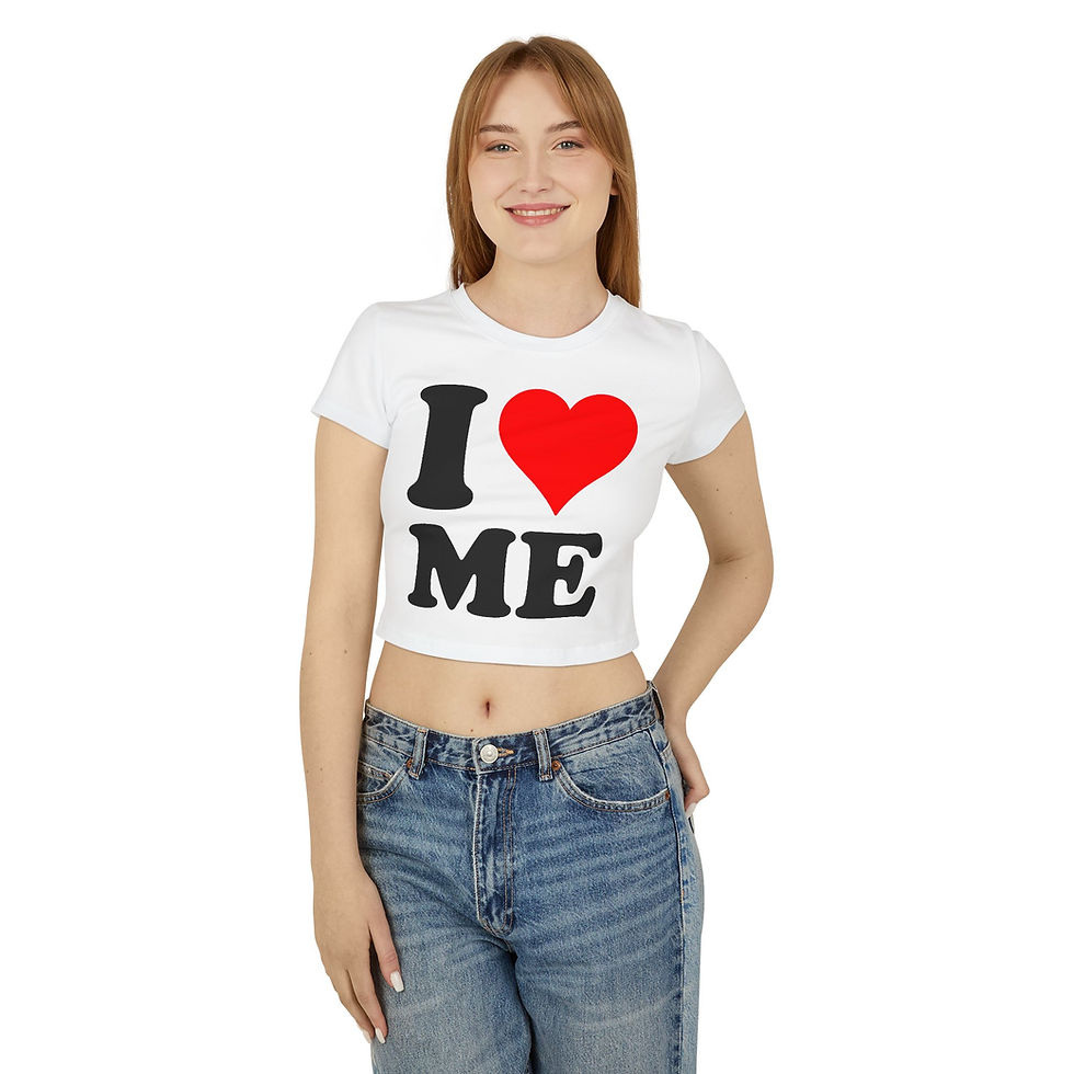 Thumbnail: I  ME Baby Tee | Self Love Crop T-Shirt