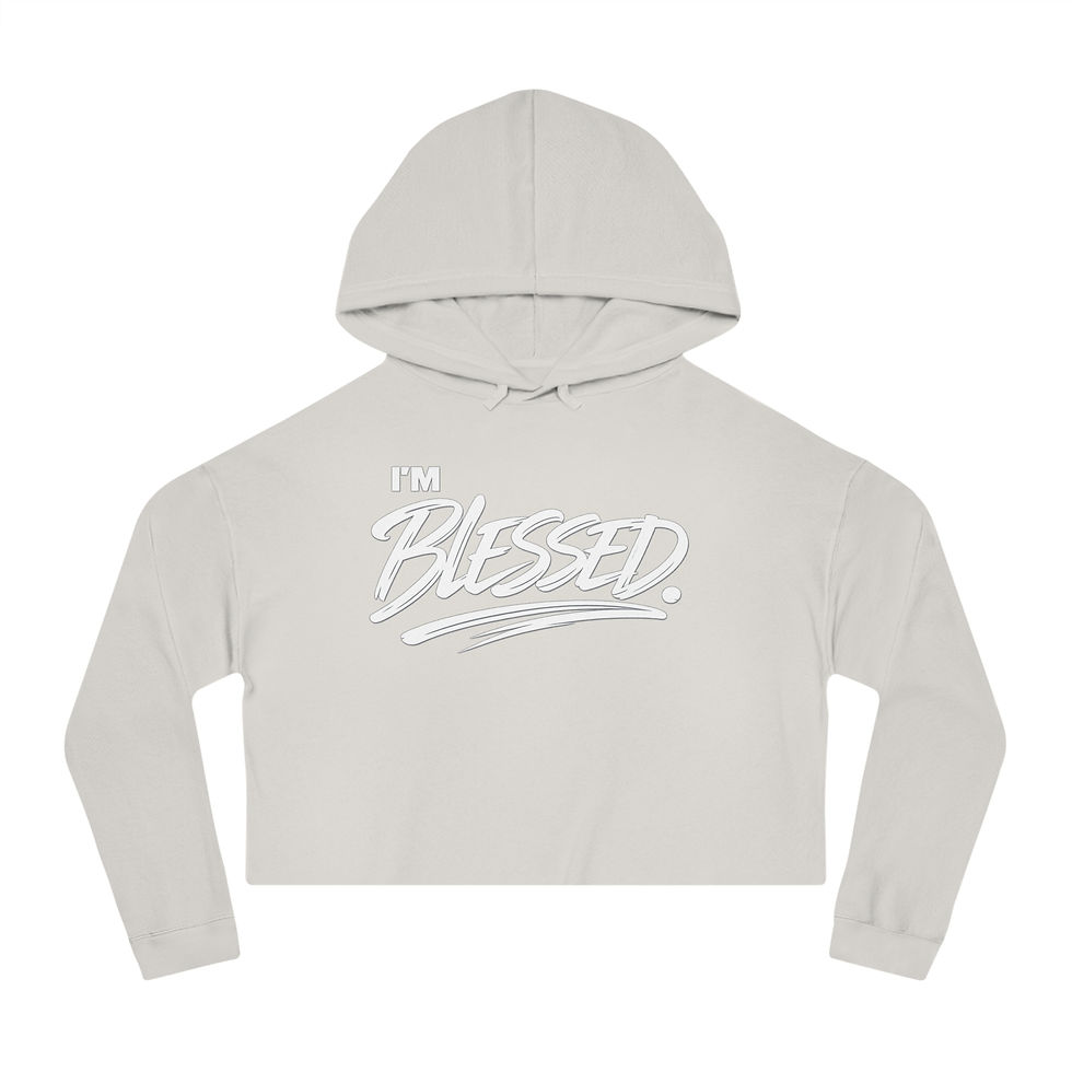 Thumbnail: Women’s Cropped Hooded Sweatshirt