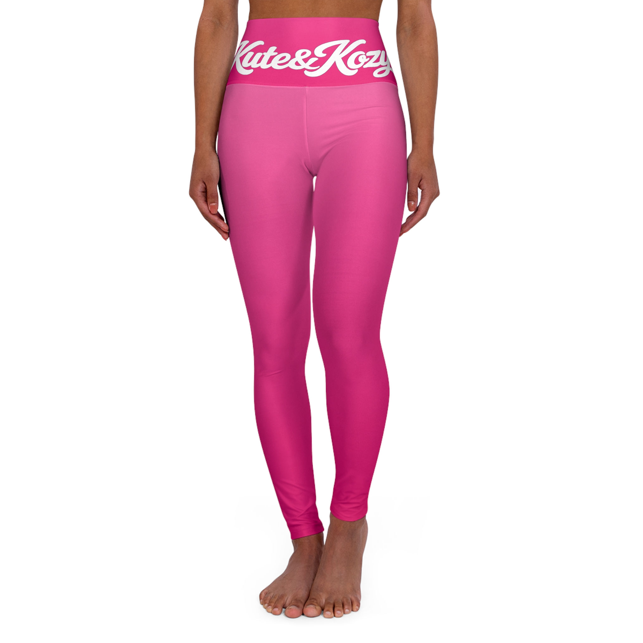 Kute&Kozy Pink Sculpt High-Waisted Leggings | Ombre Fit