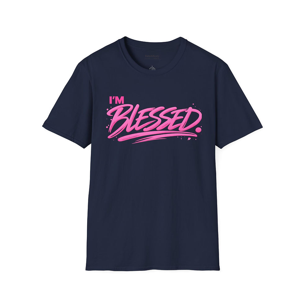 Thumbnail: I’m Blessed Tee – Soft Girl Faith Aesthetic Shirt