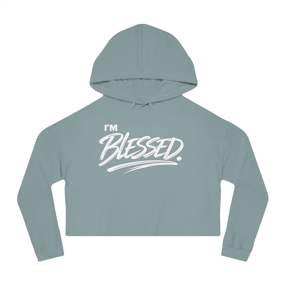 Thumbnail: Women’s Cropped Hooded Sweatshirt