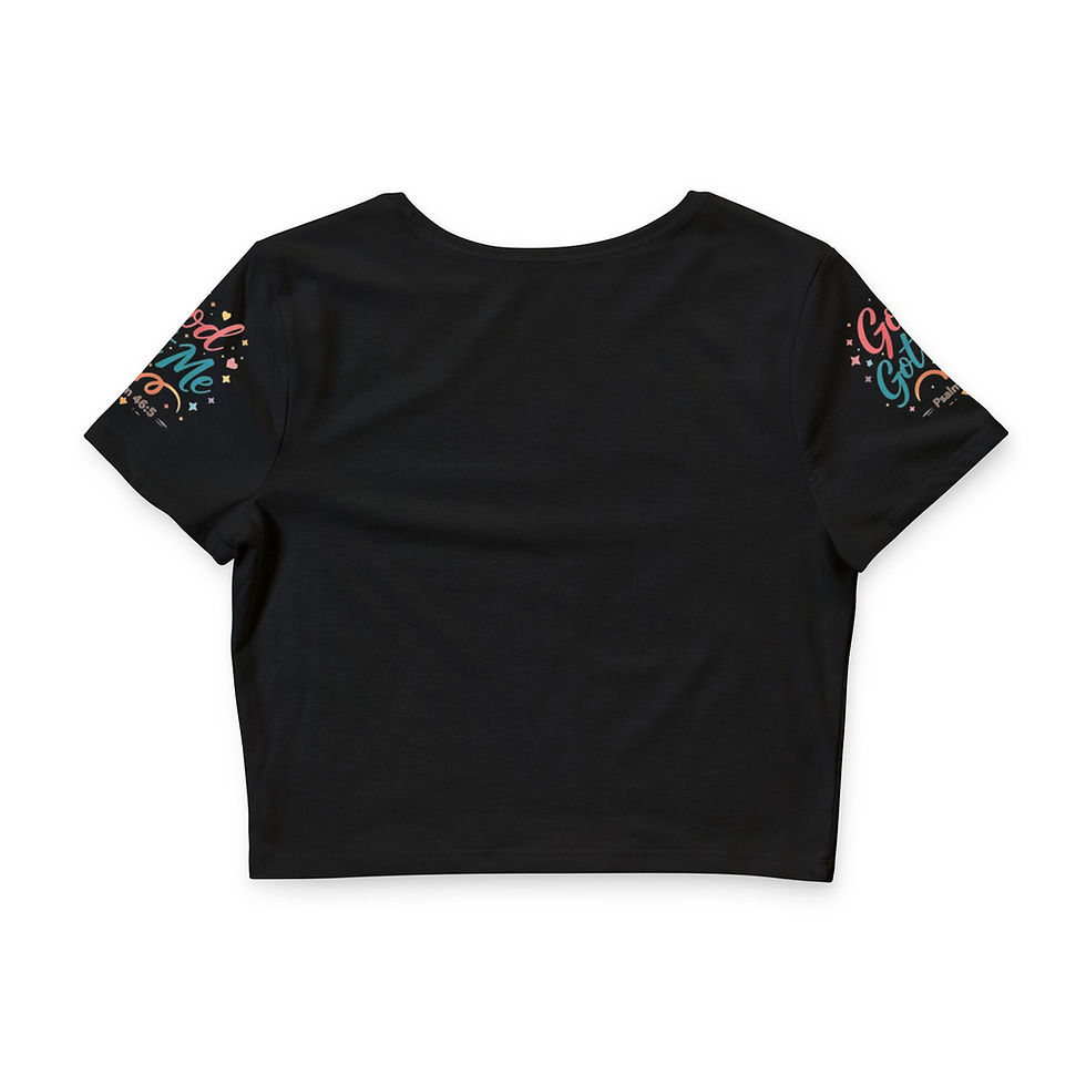 Thumbnail: God Got Me Crop Tee — Psalm 46:5 Christian Women’s Faith Shirt