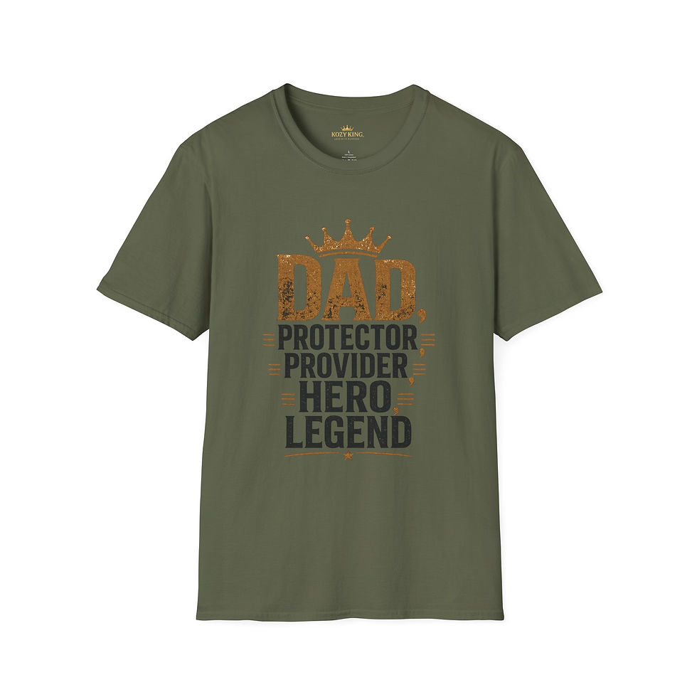 Thumbnail: Dad Protector Provider Hero Legend Shirt Fathers Day Tee KOZY KING