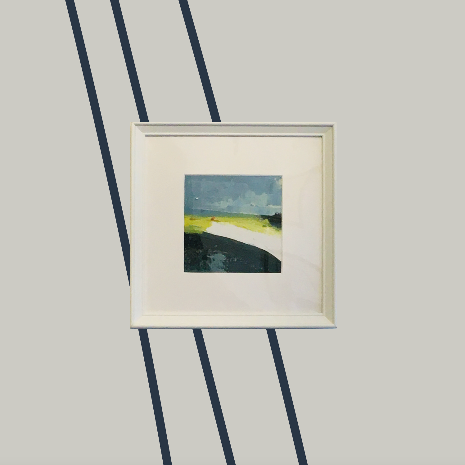 Structure. Oil on paper. 15x15cm