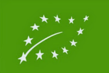 Um dos selos de certificação de produtos orgânicos na Europa.