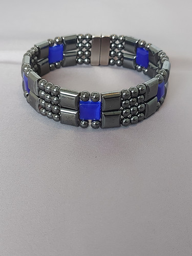 Emibele Bracelets De Cheville Magnétiques, 4PCS Chaînes De Cheville En Perles D'Hématite, Bijoux Accessoires Élastiques Personnalisé Minimaliste, Bracelet Rond Pour Femmes Filles, Coloré