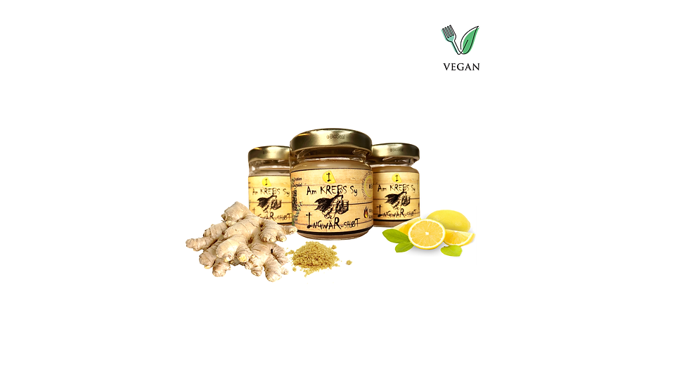 (3x) Am KREBS Sy INGWÄR-SHOT Vegan (53 ml) mit BioSeal