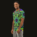 Fractalisis Men’s cotton crew neck t-shirt front view