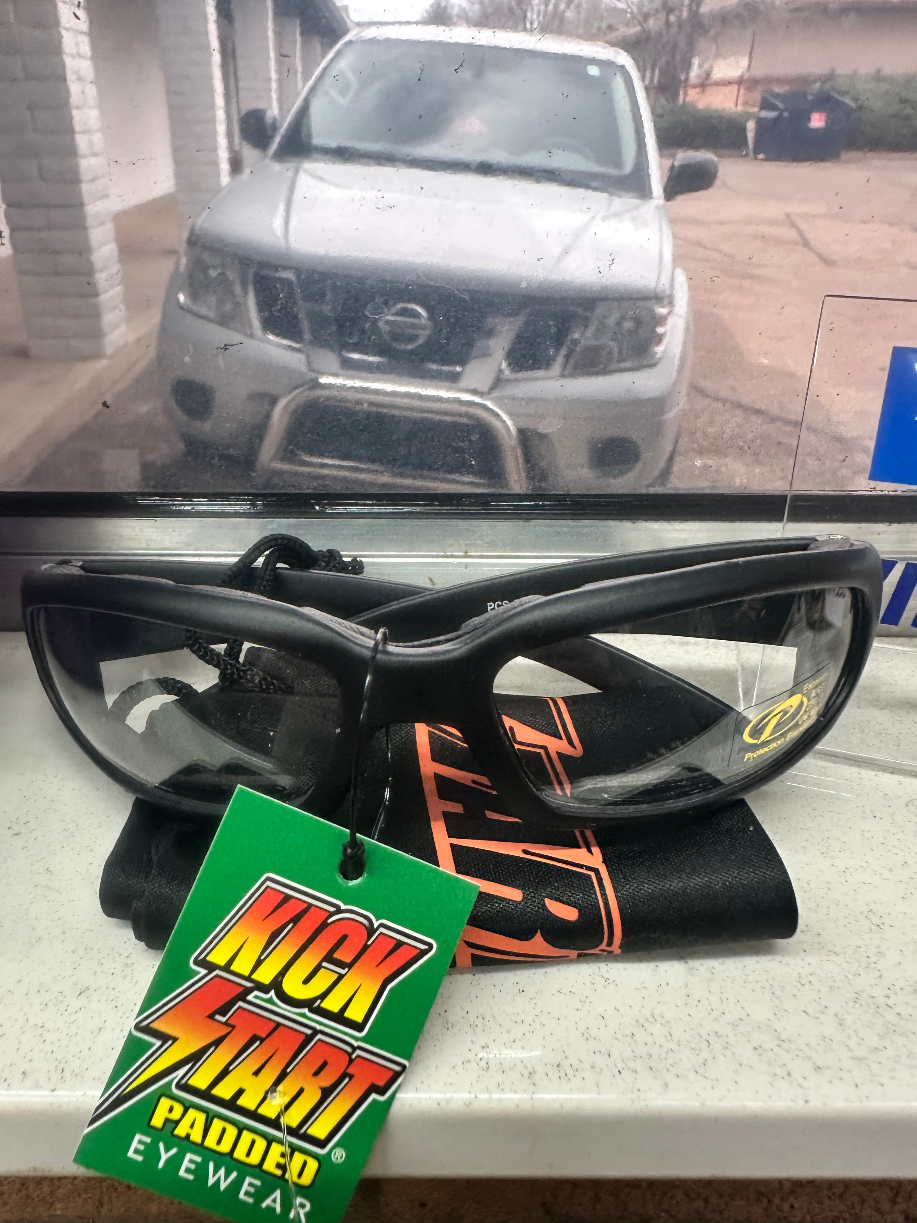 Glasses clear lens with foam 