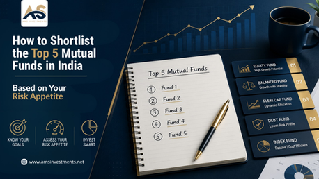 How to Shortlist the Top 5 Mutual Funds in India Based on Your Risk Appetite