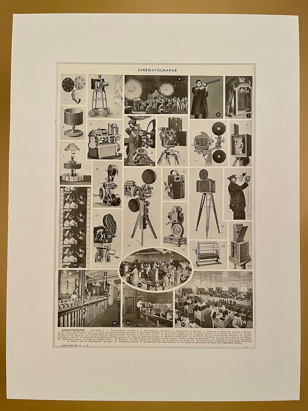 Miniature : Planche photo sur le cinéma (salle et projection) - Recto/Verso