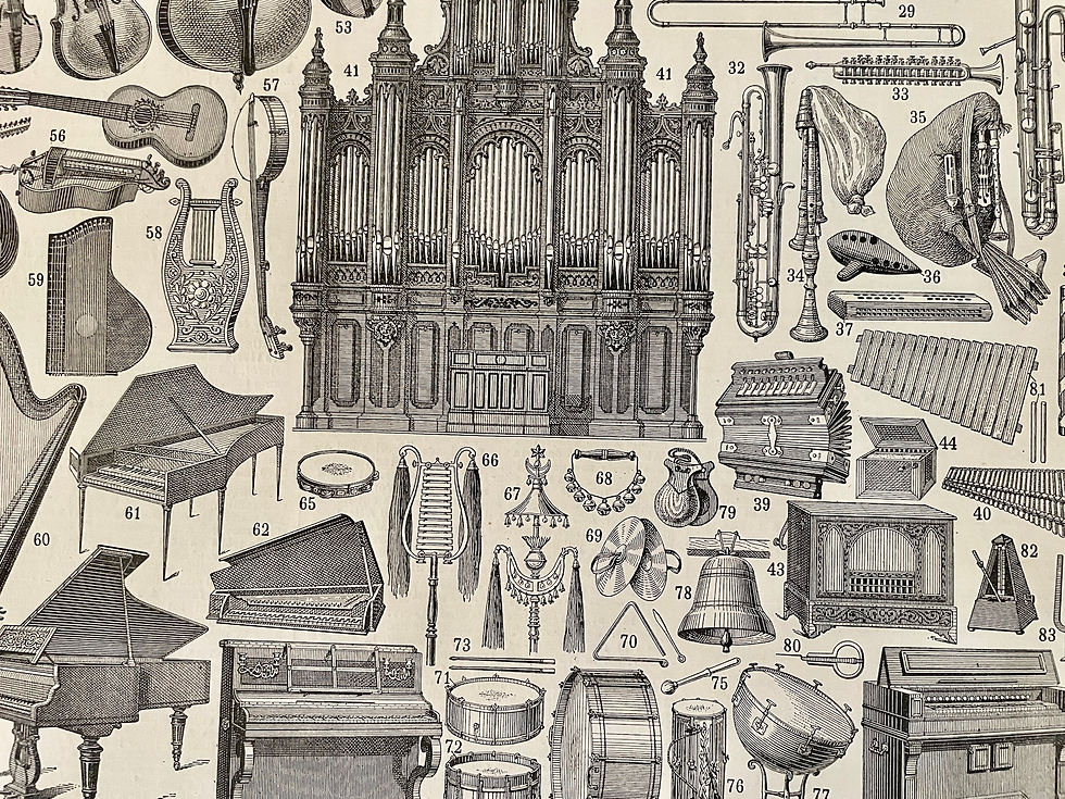 Miniature : Ancienne gravure sur la musique