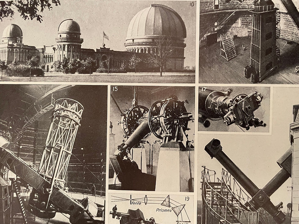 Miniature : Planche photo sur l'astronomie (planètes) - Recto/Verso
