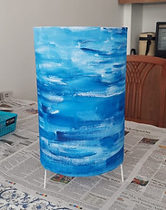 Acrylic paint lamp