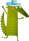 Cartoon Crocodile