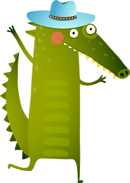 Cartoon Crocodile