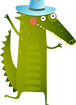 cocodrilo de dibujos animados